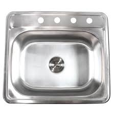 faucet holes single bowl kitchen sink