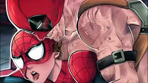 Superheroes men fucking in abandoned building parody Spideypool