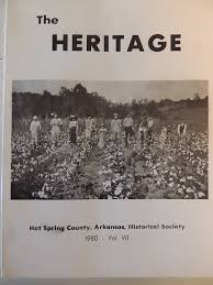 Amazon.com: The Heritage; Volume 7, Hot Springs County, Arkansas (volume  7): Mrs. Leonard (Violet) Gephart, Mrs. John H. (Jeannie) Gibbs and Mrs.  Fenton (Bonnie) Stanley: Libros