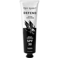 Sun bum is another popular sunscreen for a tattoo that provides effective results. Buy Mad Rabbit Defend Tattoo Sunscreen Spf 30 100ml Tube Natural Sunscreen For Tattoos Tattoo Fade Protection Under The Sun And Moisturizer With Natural Ingredients Online In Taiwan B08z7d5d2c