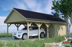 Carport Massiv Mit Satteldach Dieses Stabile Einzelcarport Aus Dem Joda System Ist Ein Schon Sehr Weit Vorbereiteter Qualitats B Carport Einzelcarport Carports