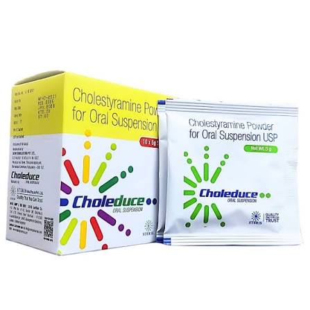 Cholestyramine Resin 4gm -Steris Healthcare Pvt Ltd, Mumbai