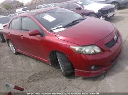 Detailed specs and features for the used 2009 toyota corolla s including dimensions, horsepower, engine, capacity, fuel economy, transmission, engine type, cylinders, drivetrain and more. 1nxbu40e49z039093 2009 Toyota Corolla S Le Xle Red Price History History Of Past Auctions Prices And Bids History Of Salvage And Used Vehicles