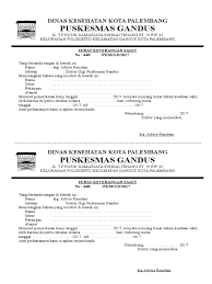 Contoh surat keterangan sakit dari bidan. Surat Keterangan Sakit Pdf