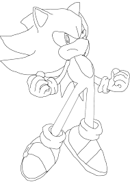 Sonic is a bright blue hedgehog who wears running shoes and moves at supersonic speed. Free Printable Sonic The Hedgehog Coloring Pages For Kids Hedgehog Colors Cartoon Coloring Pages Coloring Pages