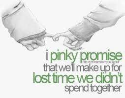 A pinky promise is serious. Pinky Promise Girlfriend Quotes I Miss You Quotes Be Yourself Quotes