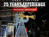 Outdoor Rope Light Christmas 3D Model LED Lighted Angel