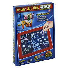 Magic Pad Illuminating Screen For Drawing Sketching And Creating As Seen On Tv Walmart Com See On Tv Pad Drawing Pad