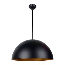 Mars pendant lamp is a stylish lamp made of aluminum. Black Dome Pendant Light By Grattify Notonthehighstreet Com