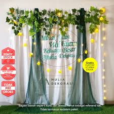 Search a wide range of information from across the web with dailyguides.com. Dekorasi Backdrop Lebaran Ramadhan Marhaban Paket Lengkap Hari Raya Idul Fitri Lazada Indonesia