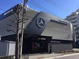Why Mercedes Hypercar Brand Amg Is Launching Its First Dedicated Showroom In Tokyo Car Showroom Design Outdoor Restaurant Design Facade Design