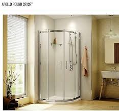 Fleurco Appollo Round 32x32 Shower Doors Glass Shower Doors Bathroom Renos
