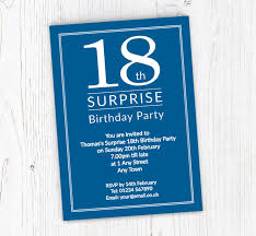 Kids birthday party games by age. Surprise 18th Birthday Party Invitations Personalise Online Plus Free Envelopes Putty Print