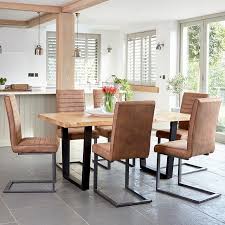 Great savings & free delivery / collection on many items. Loft 1 8m Dining Table With 4 Chairs Metal Leg Waxed Oak