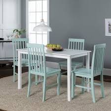 It's where friends gather for birthdays, holidays and dinner parties. Classic White Sage 5 Piece Dining Set White Wood Kitchens Dining Table In Kitchen Kitchen Dining Sets