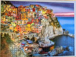 The cinque terre (five towns) are fishing villages set high upon the cliffs of the italian riviera. Cinque Terre Italy Buffalo 1000 I Don T Normally Choose Landscape Type Puzzles But Made An Exception For This Because Of The Brightly Colored Houses Which I Saved For Last Jigsawpuzzles
