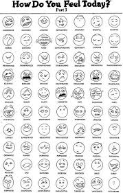 How Do You Feel Today This Has So Many More Than The One I Already Have Feelings Chart Emotion Chart Emotions