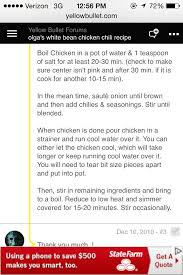 Directions For Olga S White Bean Chicken Chili White Bean Chicken Chili White Bean Chicken Chili Recipe White Beans