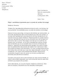 Lettre De Motivation Vendeur Bricolage Modele De Lettre