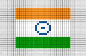 Home banners flag of israel minecraft banner. Flag Of India Pixel Art Flag Cross Stitch India Flag Pixel Art