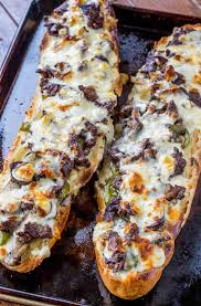 Philly Cheese Steak Cheesy Bread With Just A Few Ingredients Is The Taste Of Philly For A Crowd In 2020 Crazy Bread Food Recipes