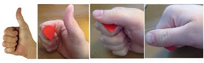 Notice how the pick is directed at the strings, this is the perfect pick position. How To Hold A Guitar Pick