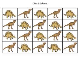 Rupert Neilsen Basic Dinosaur Bingo