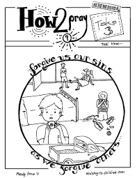 Keep your kids busy doing something fun and creative by printing out free coloring pages. Forgive Our Sins Coloring Page
