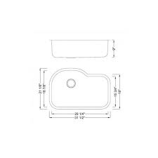 Kohler cairn all in e undermount 33 in single bowl. Emoderndecor Undermount 16 Gauge Stainless Steel 31 1 2 In X 21 1 8 In X 9 In Single Bowl Kitchen Sink 16g 951 The Home Depot