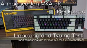 Armaggeddon macro programming tutorial for black hornet mka 3. Armaggeddon Mka 5r Rgb Falcon Unboxing Typing Test Vs Modded Mka 3c Psychfalcon With Box Brown Youtube