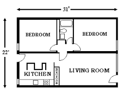 Efficient 2 Bedroom Layout 2 Bedroom Apartment Floor Plan Small Apartment Layout Bedroom Apartment