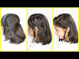 How to make cute easy hairstyles for school step by step? 3 Simple Amp Cute Hairstyles For Medium Hair Mymissanand Youtube Medium Hair Styles Short Hair Styles Easy Cute Hairstyles For Short Hair