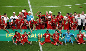 Jubel in rot und blau: Dfb Pokal 2020 Fc Bayern Munchen Feiert Den Sieg Gegen Bayer Leverkusen