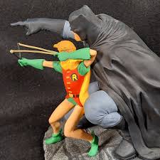 1996 Batman and Robin The dark night strikes again! Statue By William Paquet