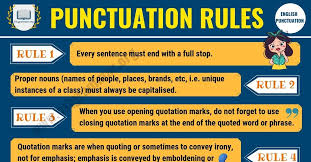 Punctuation Rules 9 Important Rules You Must Know Esl Grammar In 2020 Punctuation Rules Punctuation Quotation Marks