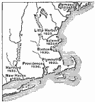 This map also shows which colonies are new england, middle, or southern colonies. Maps Of Early America 1400 1800