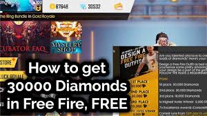 Select diamond according to your need. How To Get 30000 Free Diamonds In Free Fire Full Details 50k Free Diamonds Outfit Contest Youtube