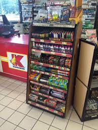 Shoppers At This Kangaroo Express Must Face A Rack Of Candy At Checkout More Toys No Candy Please Kangar Shop Interiors Store Design At Home Movie Theater