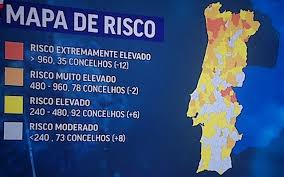 Quanto aos concelhos em risco muito elevado são agora 19. Covid 19 Niveis De Risco Dos Concelhos Do Distrito De Viana Do Castelo Radio Geice