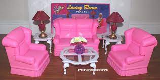 New Gloria Doll House Furniture New Living Room 9704 Ebay Diy Barbie Furniture Barbie Furniture Barbie Doll House