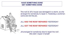 Have and get something done