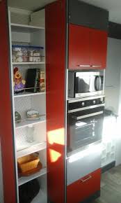 Si hay mayor potencia, cocinará más rápido, pero también consumirá más electricidad. Mueble Para Horno Electrico Y Microondas Melamina Tono Rojo Colonial Gris Grafi Remodelacion De Cocina Pequena Cocina Integral Chica Remodelacion De Cocinas