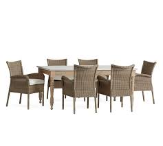 Ensure that you, your family, friends and guests always have a multitude of comfortable seating options throughout your home with ikea's extensive. Calistoga Dining Table 6 Georgia All Weather Wicker Dining Chairs Pottery Barn