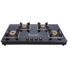 So, here list of all the categories of the popular gas stoves available in the indian market that provide the best value for money. Octavia 4 Burner Glass Hob Top Cooktop Wonderchef
