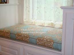 This cushion is made from 100% polyester with a dobby weave for a bright color and durability for either indoor or outdoor use. Window Seat Box Cushion Love This Thibaut Fabric Interior Spaces Thibaut Fabric Window Seat