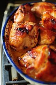 Honey Soy Baked Chicken Thighs Recipe Recipes Chicken Thigh Recipes Baked Food