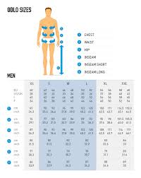 Mens Size Chart Without Model Odlo