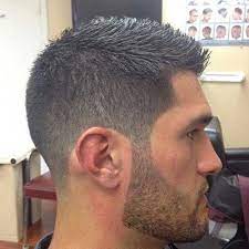 This haircut is a buzz cut with a number 3 on top and skin fade on the back and sides. Haircut Number 3 Sides