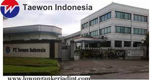 Pt cabinindo putra didirikan pada tahun 1991. Lowongan Kerja Pt Taewon Indonesia Cikarang Lowongankerjadipt Com
