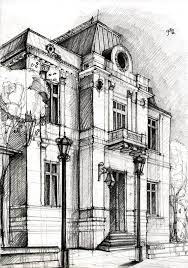 Drawing By Adelina Popescu I Hope I Ll Be Able To Sketch A Nice Building Like This Architecture Design Drawing Architecture Drawing Art Architecture Sketch